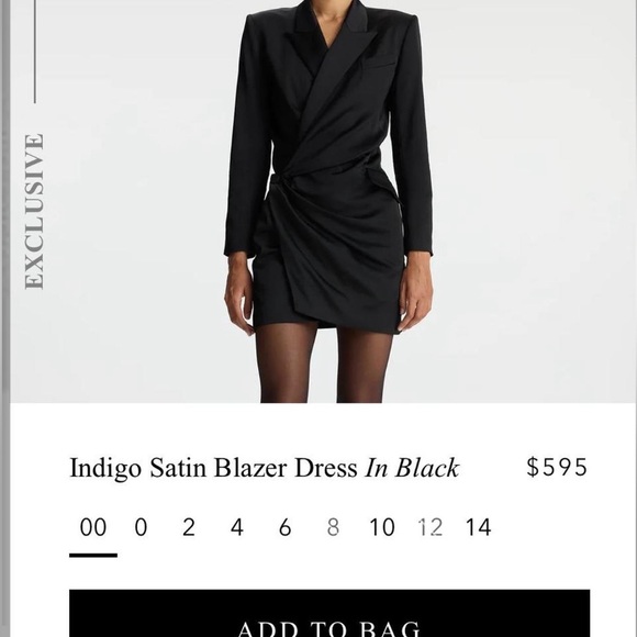 ALC silk blazer dress - Picture 2 of 3